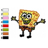 SpongeBob SquarePants Embroidery Design 11